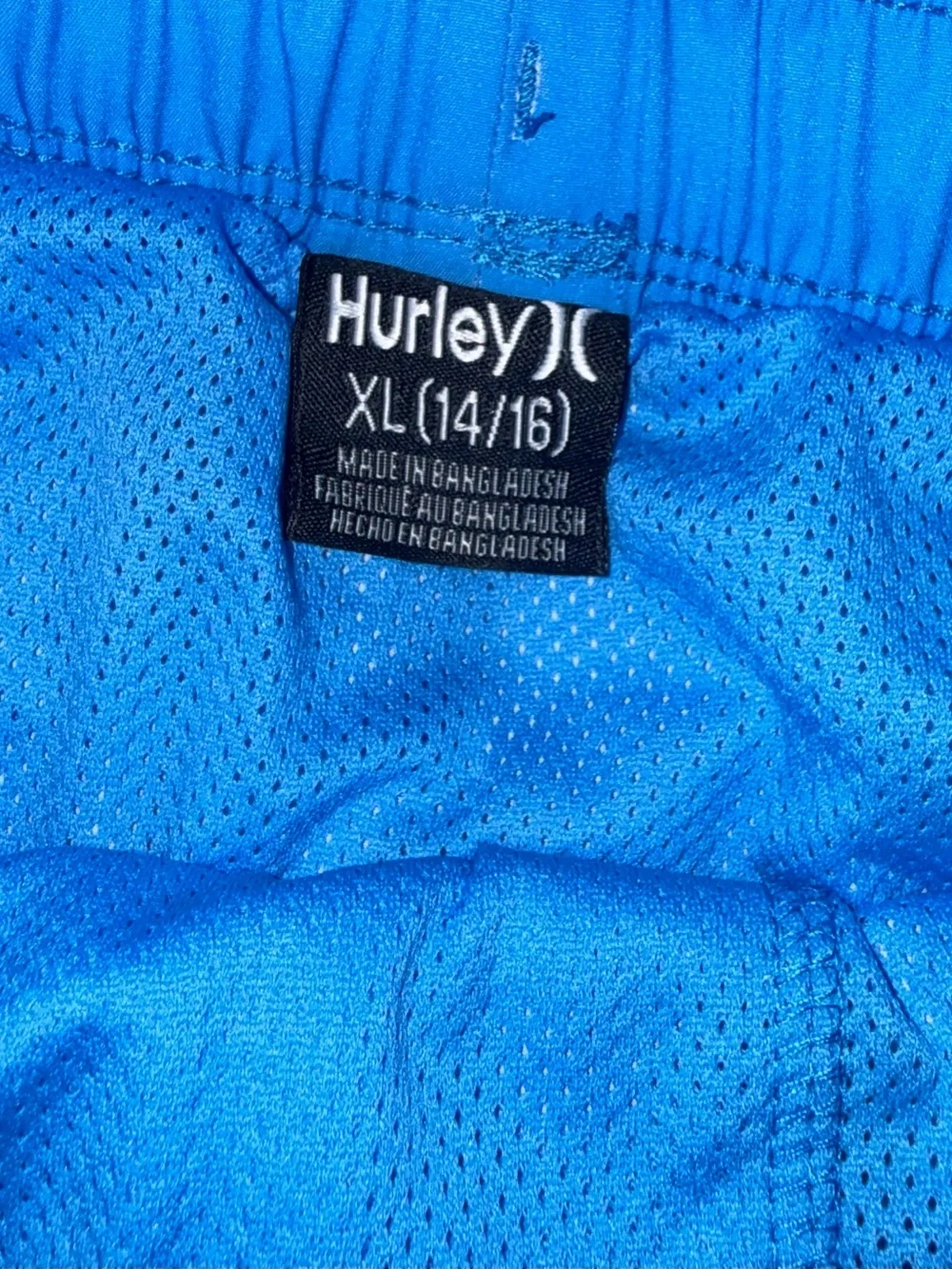 Hurley Men’s Blue to Red Ombre Swim Board Shorts